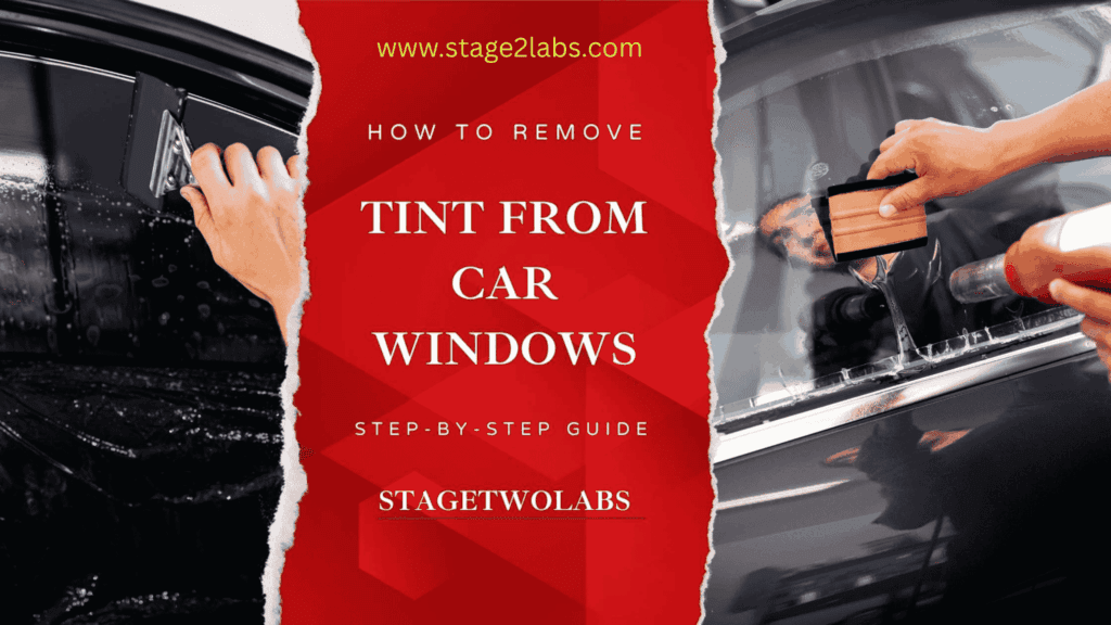 how to remove tint from car windows
