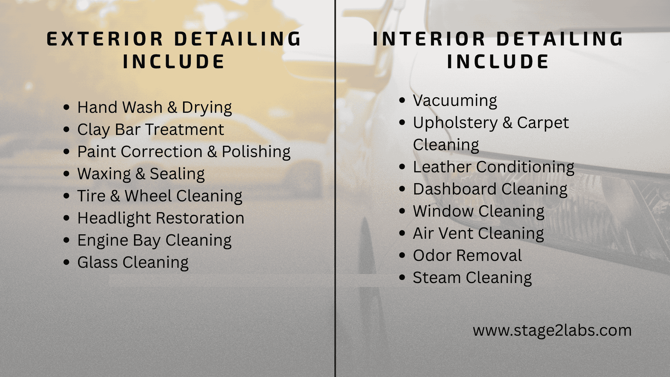 car detailing service